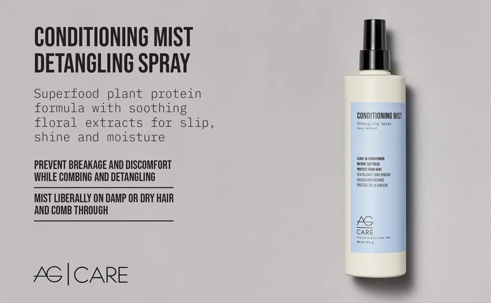 AG Care Conditioning Mist Detangling Spray  12 Fl Oz - Conditioning Mist Spray