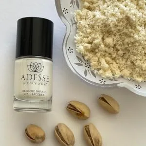 Adesse New York Organic Infused Multi-Tasking Base & Top Coat Duo Nail Treatment | Smoothing Base Coat & Diamond Shine Top Coat - W3 Peptide Serum