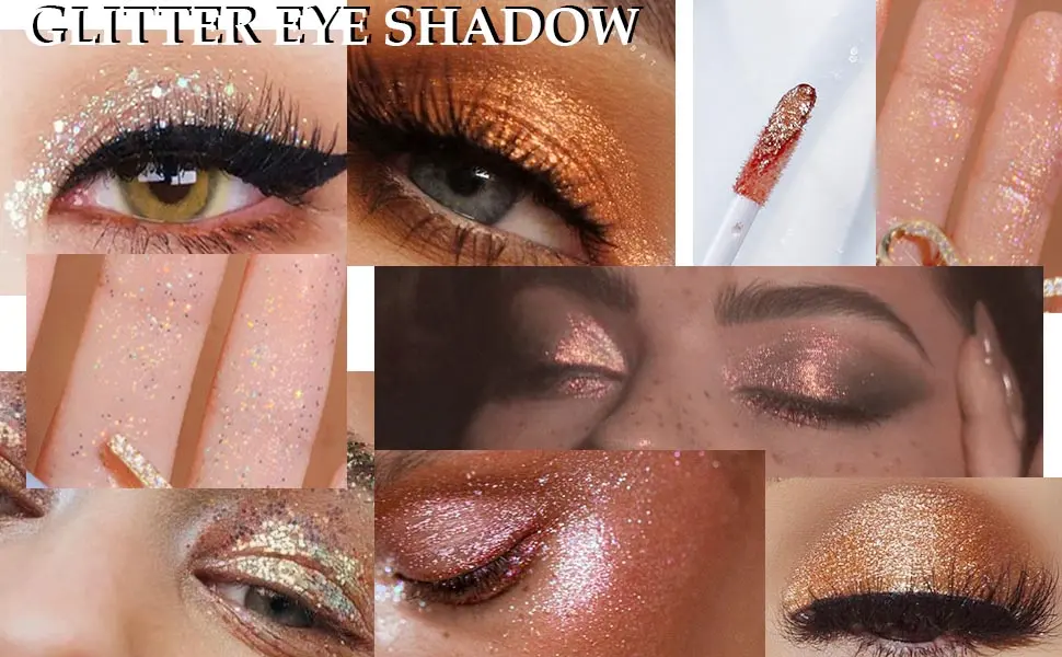 3 Pcs Liquid Shimmer Glitter Sparkle Eyeshadow Eye Makeup Sticks. Purple GoldLemon GreenChampange Gold Quick-Drying Waterproof 3-set05 - liquid glitter eyeshadow