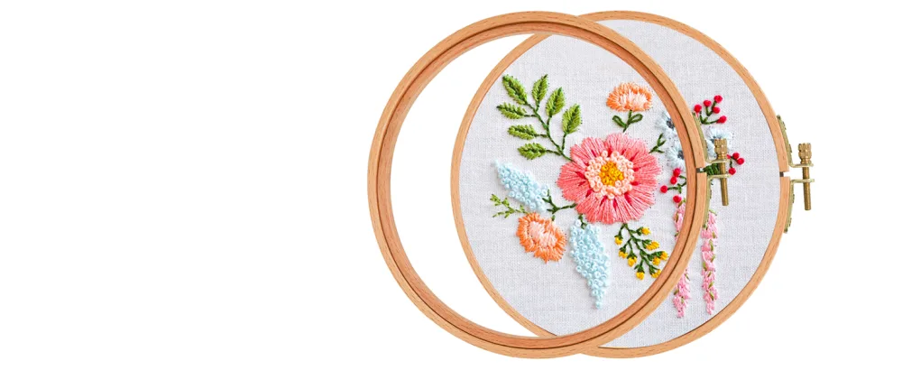 MITUKIYOUNG Embroidery Coin Purse Kits for Beginners  Embroidery Starter Kits DIY Wallet/Purse/Handbag with Birds Pattern & Instructions  Embroidery Hoops  Tools Brown - 21Embroidery Hoops