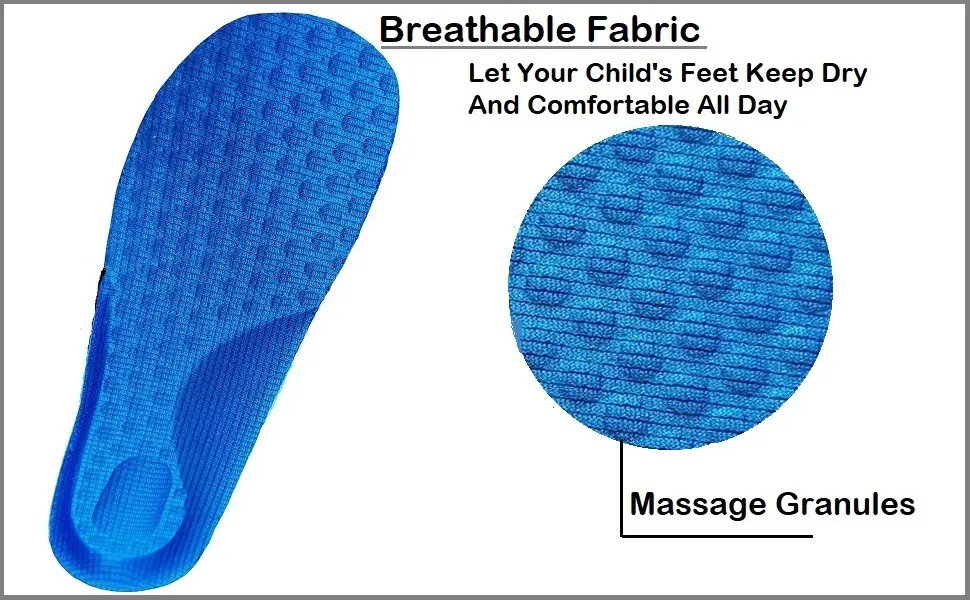 Kids Memory Foam Insoles for Arch Support and Comfort Children's Replacement Insoles Inserts (L Big Kids 3-6.5) - product information 16
