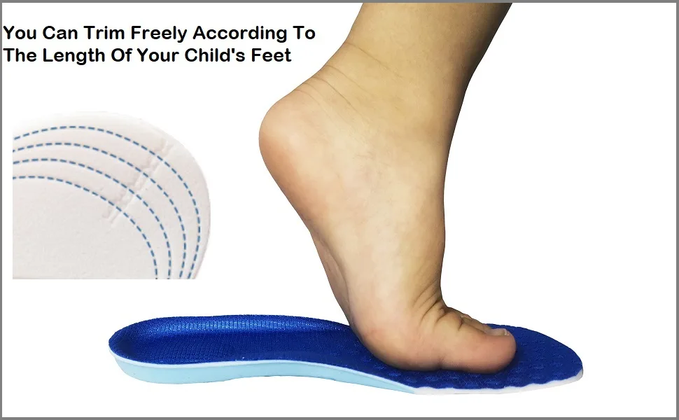 Kids Memory Foam Insoles for Arch Support and Comfort Children's Replacement Insoles Inserts (L Big Kids 3-6.5) - product information 17