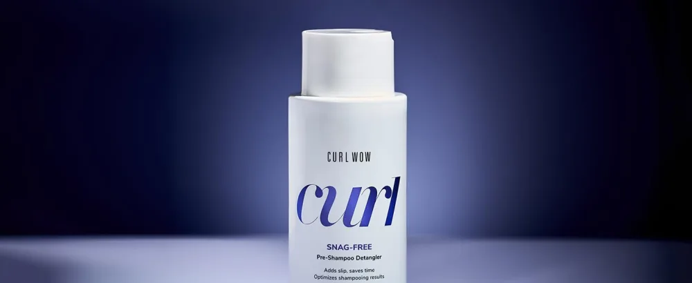 Curl Wow Hooked 100% Clean Shampoo with Root-Locking Technology   Rich-lathering  sulfate-free formula leaves no residues + helps anchor hair to stop shedding - Snag-Free