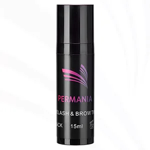Brown Color Kit 2 IN 1  PERMANIA Lash & Brow Color Kit 10 Mins Fast Coloring for Eyebrows and Eyelashes for Hair Color Developers(Brown) - black