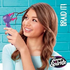Cra-Z-Art Shimmer  n Sparkle Braid Bead and Twist Deluxe Hair Designer - B0B9HNTXQG