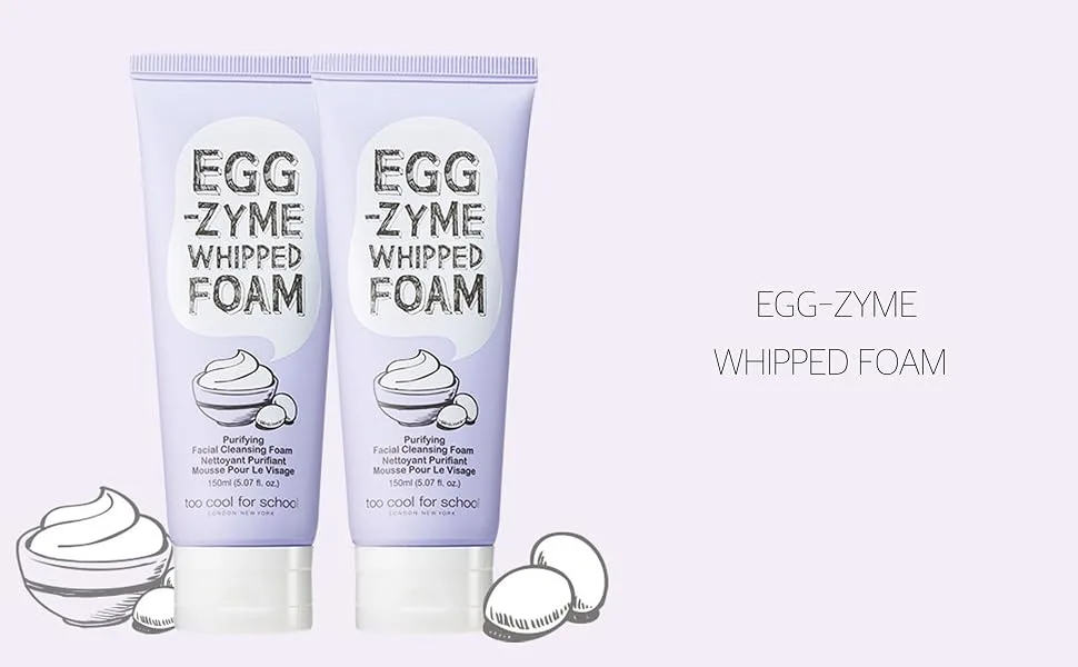 Too Cool For School Egg-Zyme Whipped Foam Cleanser  5.29 oz - Too Cool for School Egg-zyme Whipped Foam Cleanser 1