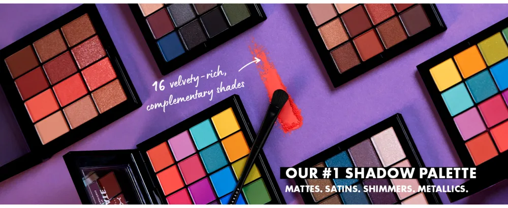 NYX PROFESSIONAL MAKEUP Ultimate Shadow Palette - Warm Neutrals - nyx professional makeup ultimate shadow palette eyeshadow palette colorful best drugstore shadow