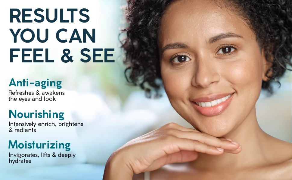 NUVADERMIS Moisturizing Caffeine Eye Cream - Caffeine  Retinol & Hyaluronic Complex - Made in USA - Anti Aging Eye Cream for Wrinkles  Under Eye Bags  Dark Circles  Puffiness  and Fine Lines - 1.7 oz - Nuvadermis Retinol Eye Cream