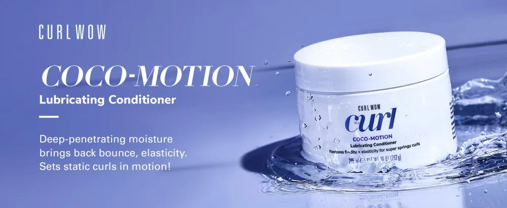 Curl Wow Coco-motion Lubricating Conditioner   With Naked Technology  Weightless conditioner instantly moisturizes deep inside strands for silky-soft  bouncy  springy curls - Coco-motion conditioner
