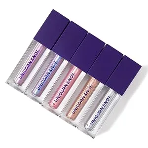 UNICORN SNOT Eyelighter - Liquid Eyeshadow Makeup - Long Lasting  Glitter Eyeshadow w/Buildable Intensity - Cruelty Free - Gluten Free - 0.17oz/5mL (Vogue/Purple Haze) - Unicorn Snot Eyelighter