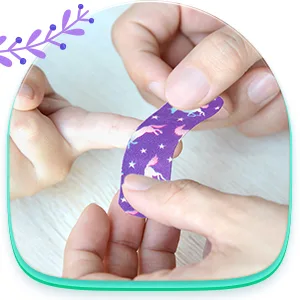 8 Styles Kids Fabric Bandages Flexible Self Adhesive Bandage Wrap for Small Cuts Scrapes Wounds Burns Baby Child Toddlers  Assorted Patterns (120 Pieces) - product information 8