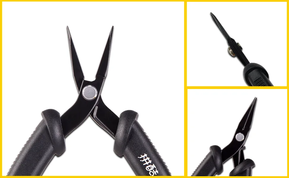 Piececool DIY Tools Set for Metal Earth Model Kits  2pcs/Set Professional Clipper and Needle Nose Pliers for Metal Puzzles Assembling Cutting and Bending Tools Kit - diy tool kits