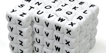 WangLaap 104 Pcs Silicone Letter Beads  12mm Square Letter Beads  Silicone Beads for Keychain Making  Alphabet Silicone Beads for Bracelet Making (104) - silicone alphabet beads