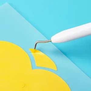 ArtAt Craft Weeding Tools for Vinyl: Craft Vinyl Tools Kit Precision Scrapbooking Tools Including Sticker Tweezers  Scissors  Spatula  Weeder  Scraper - stencil weeding tool