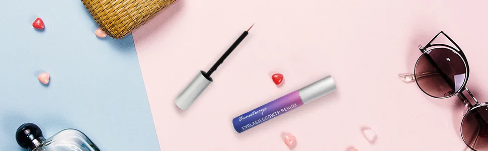 Eyelash Growth Serum  Natural Eyelash Enhancer  Brow & Lash Enhancing Formula & Rapid Brow Growing Treatment for Longer  Thicker And Strong Lashes  - Eyelash Growth Serum