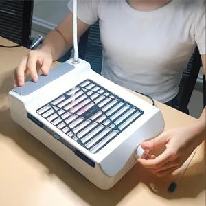 Nail Dust Collector with Lamp  Professional Nail Vacuum Dust Collector Dust Extractor Manicure Tool  With Nail Dust Brush (CJ003) - product information 23
