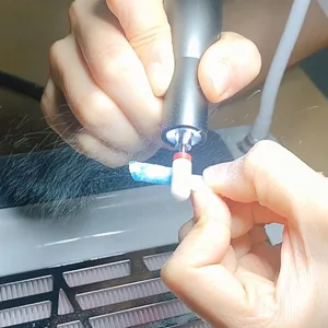 Nail Dust Collector with Lamp  Professional Nail Vacuum Dust Collector Dust Extractor Manicure Tool  With Nail Dust Brush (CJ003) - product information 25