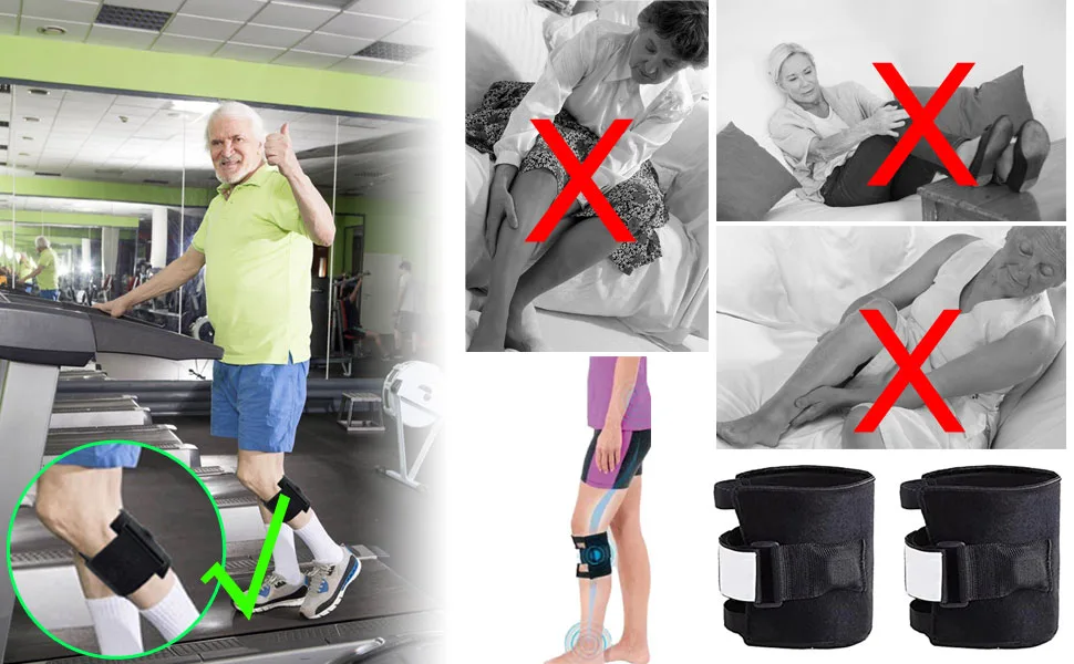 2PCS Pressure Point Brace Relieve Acupressure Leg Sciatica - Self Massage Tool  Body Trigger Point Massager (B) - be active sciatic brace as seen on tv