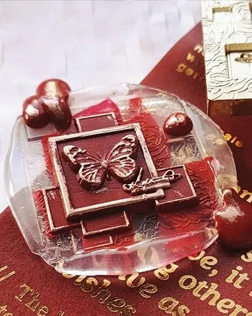 Bee Wax Seal Stamp 3D Embossed Bee Stamp Sealing Kit for Wedding Letter Invitation Sealing DIY Decoration Bee01 - wax seal stamp