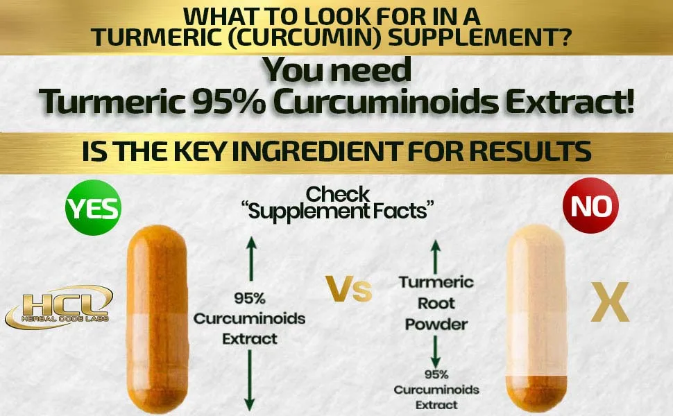 Boswellia Curcumin Ginger Extracts Supplement   Strong 95% Curcuminoids Natural Joint Support Pills   Extra Strength Boswelia with Turmeric Curcumin & Organic Ginger Supplement - hcl herbal code labs turmeric curcumin boswellia ginger 95% curcuminoids extract