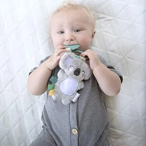 Itzy Ritzy Itzy Pal Infant Toy & Teether  Includes Lovey  Crinkle Sound  Textured Ribbons & Silicone Teether  Jolly The Reindeer - itzy ritzy, itzy pal, koala teether