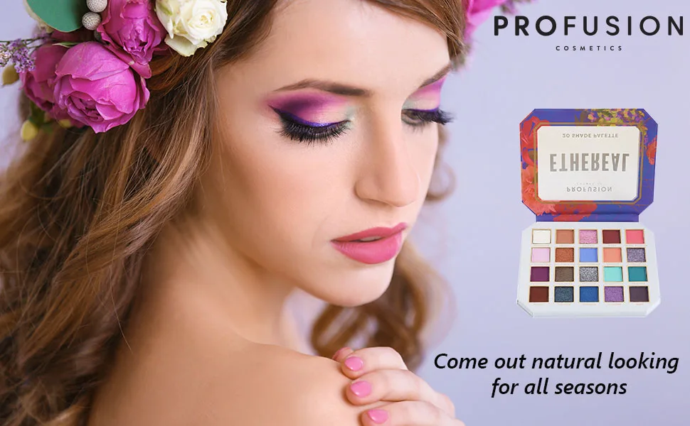 Profusion Cosmetics Ethereal 20-Shade Multi-Finish Palette- Let your Creativity Blossom with the Eyeshadow Palette - product information 8