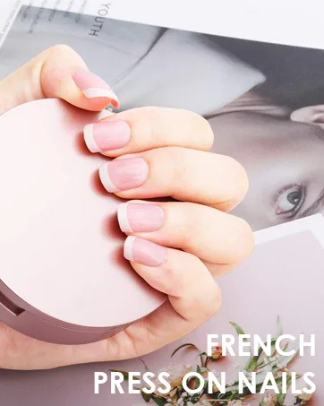 Silicone Practice Fingers for Acrylic Nails  Bendable Fake Nail Training Finger Manicure DIY Nail Art (3-2pcs) 3 - 2pcs - Natural French Fake Nails