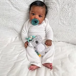 Itzy Ritzy Itzy Pal Infant Toy & Teether  Includes Lovey  Crinkle Sound  Textured Ribbons & Silicone Teether  Cocoa The Bear - itzy ritzy, itzy pal, koala teether