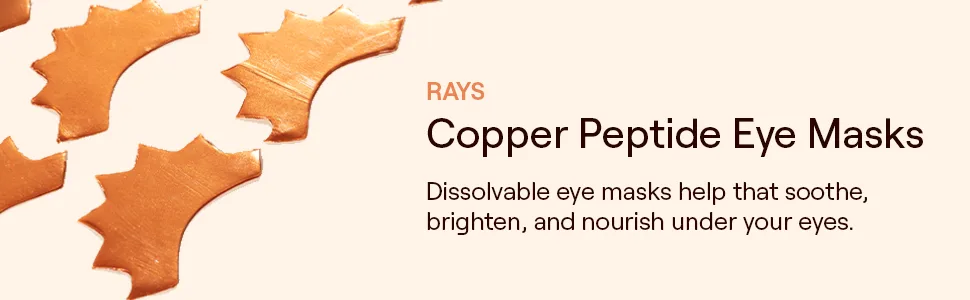 LIVE TINTED Rays Copper Eye Mask  5 Pairs - Rays Eye Masks