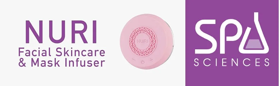 Spa Sciences NURI Facial Skincare & Mask Infuser - For Skincare Product Absorption- Includes 4 Modes - USB Rechargeable - For All Skin Types - spa sciences