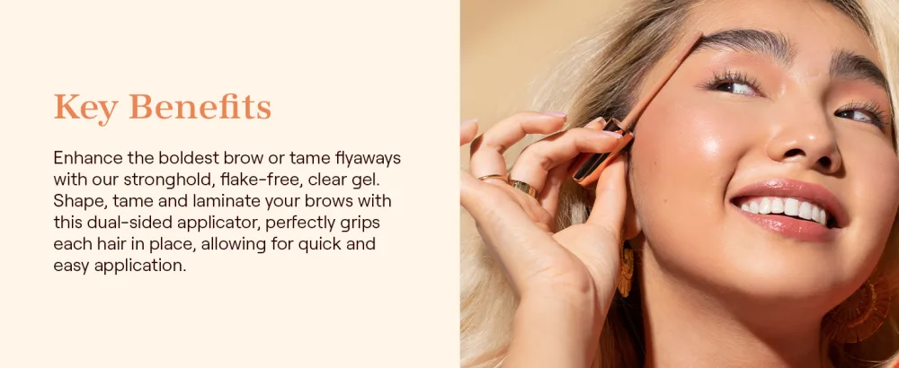 LIVE TINTED Huebrow Clear Eyebrow Setting Gel  0.45oz / 12.3 mL - Huebrow