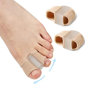 Golbylicc Bunion Toe Separators for Overlapping Toes Women Men  Gel Toe Spacers Bunion Corrector with 2 Loops for feet (4PC) - Effective separation