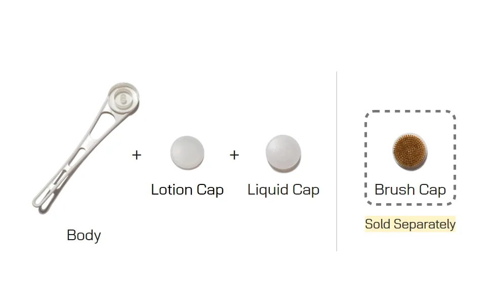 SELYBACK 17.8 Lotion & Liquid Applicator for Back  Washable 2 Types of Caps (Lotion Cap  Liquid Cap) Included - Includes photo