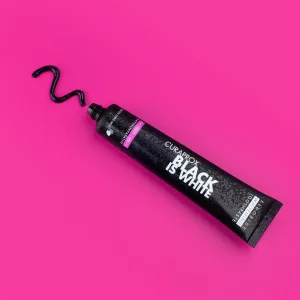 Curaprox Black is White Activated Charcoal Toothpaste  90ml - toothpaste travel size charcoal toothpaste for whitening teeth fluoride toothpaste toothpaste