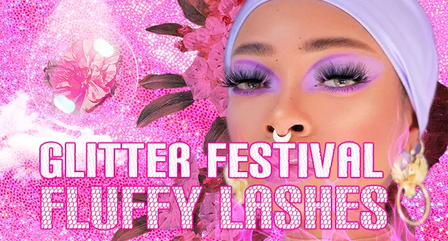 False Eyelashes Colored Glitter Mink Lashes Fluffy Full Dramatic Fake Lashes for Christmas Costumes 4 Styles 5 Pairs by Yawamica G01 - lashes 1