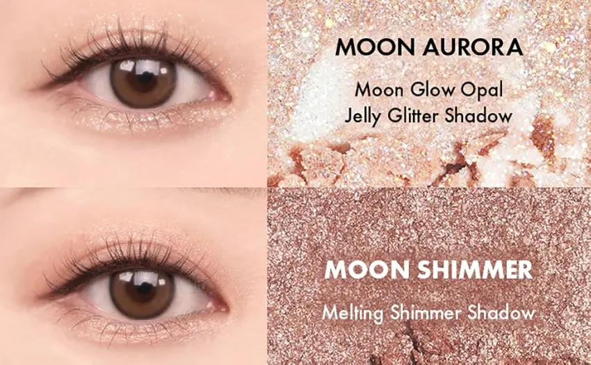 Amuse Vegan Face All Palette Eyeshadow Blush 3-in-1 Contouring Soft Matt (01 MOON GLOW) - product information 11