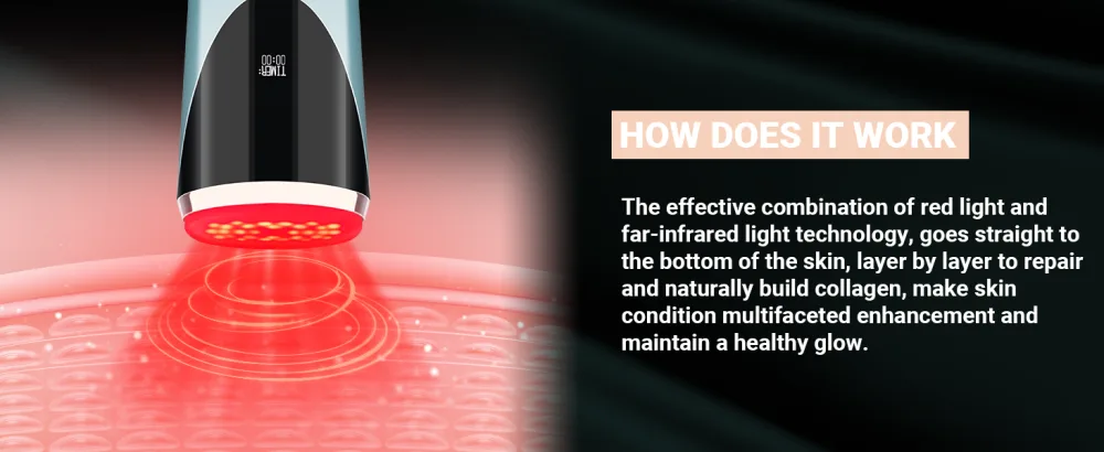 Red Light Therapy for Face - UUPAS LED Infrared Red Facial Light Therapy Device - product information 10