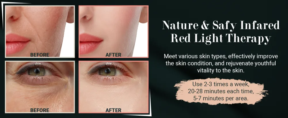 Red Light Therapy for Face - UUPAS LED Infrared Red Facial Light Therapy Device - product information 14