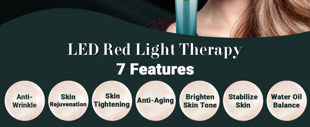 Red Light Therapy for Face - UUPAS LED Infrared Red Facial Light Therapy Device - product information 9