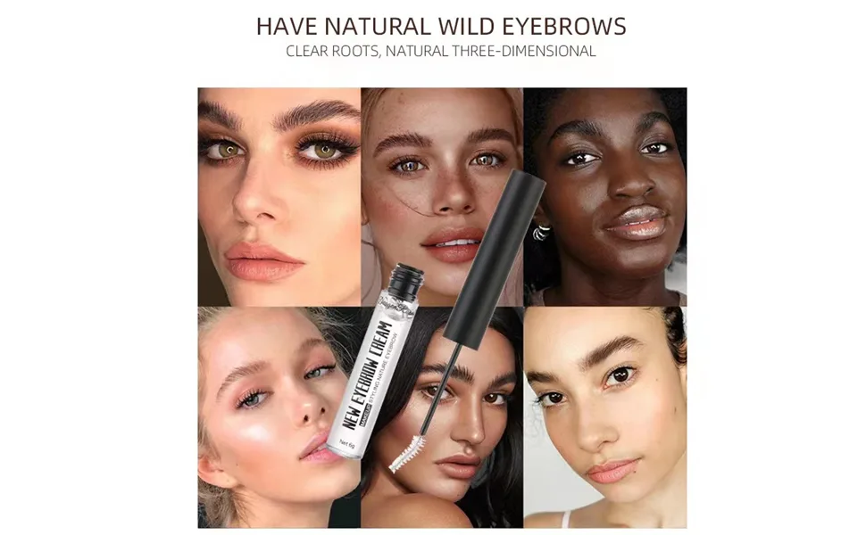 AMAKO Eyebrow fixing waterproof sweatproof non-removal makeup fixing liquid beginner colorless eyebrow coloring cream transparent (02Dark Coffee) - product information 2