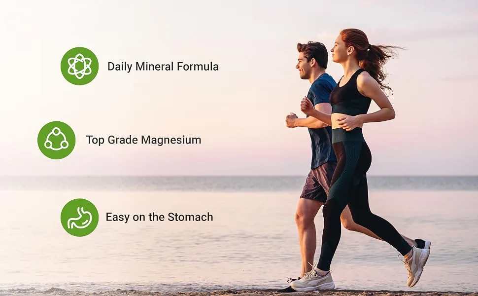 Magnesium Glycinate 400mg | Elemental Magnesium - 300 Capsules | Chelated Form - magnisum
