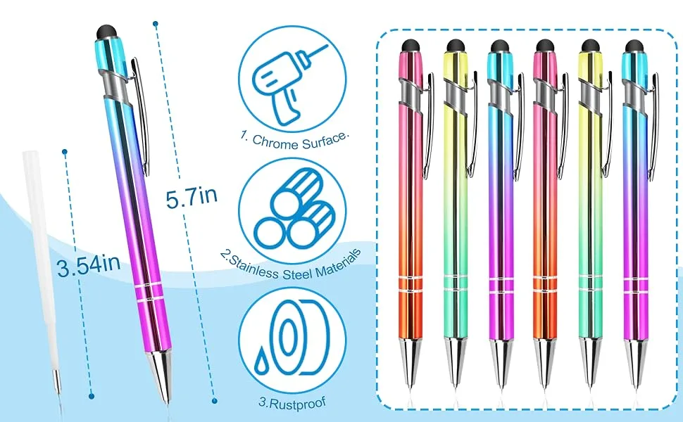 WRAPXPERT Pin Pen Weeding Tool Set 3 PCS Retractable Weeding Tools for Vinyl with 1 Refill Sharp Vinyl Weeding Tool Air Release Pen for Adhesive Vinyl Scrapbooking T69 - pin pen weeding tool size