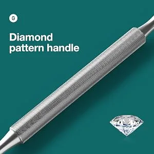MR.GREEN Multi-Function Nail Care Tools Cuticle Pusher Nail Dirt Cleaner Double Headed Design Pry Up Nails Cuticle Trimmer (Mr-2158) - 2158-300-4