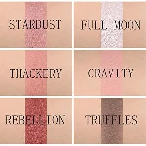 Prism Makeup Matte Eyeshadow Palette Pro 18 Colors Pigmented Shimmer Glitter Eye Shadow Palette  Blendable Long Lasting Waterproof Makeup Cosmetics Halloween Makeup Kit (02 Solitude) - Colors Swatches