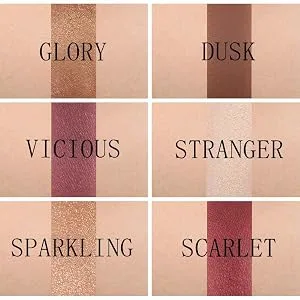 Prism Makeup Matte Eyeshadow Palette Pro 18 Colors Pigmented Shimmer Glitter Eye Shadow Palette  Blendable Long Lasting Waterproof Makeup Cosmetics Halloween Makeup Kit (02 Solitude) - Colors Swatches