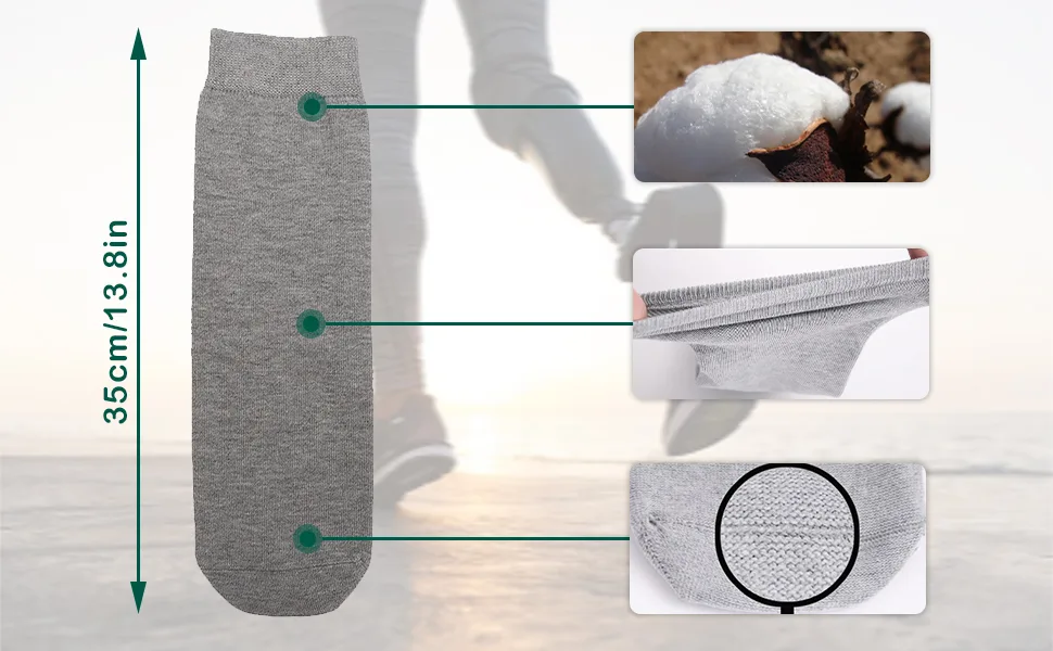 SHYEKYO 5Pcs Amputee Socks  Soft Thickened Cotton Amputee Socks BK Stump Shrinker Compression Socks for Amputee for Partial Foot Amputation  Amputee Care  Stump Protection  Limb Compression (M) - product information 28
