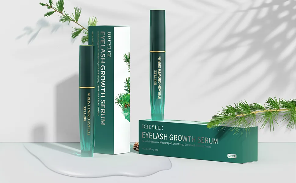 Eyelash Growth Serum  BREYLEE Lash Serum for Eyelash Growth  Eyelash Serum  Lash Boost Serum  Eyelash Conditioner for Longer  Fuller  & Thicker Lashes (Silver  3ML/ 0.1 Fl. Oz) - product information 6