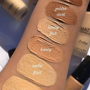 Prolux Cosmetics Matte Foundation  Oil-Free weightless Full Coverage Longwear Soft and Natural Liquid Formula (Medium Beige) - product information 5