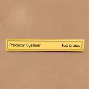 Fab Brows Precision Liquid Eyeliner - Felt-Tipped Liquid Eyeliner Pen  Waterproof Eyeliner  Richly Pigmented Black Eyeliner  Easy To Apply Eyeliner Liquid for Thin or Thick Strokes  2-fl.oz. - aqua resist color pencil eyeliner