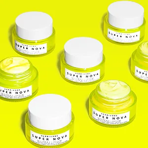 HERBIVORE Botanicals Super Nova Eye Cream - Powered by 5% THD Vitamin C + Caffeine to Reduce Dark Circles  Puffiness and Brightens Eyes - Herbivore Super Nova brightening eye cream